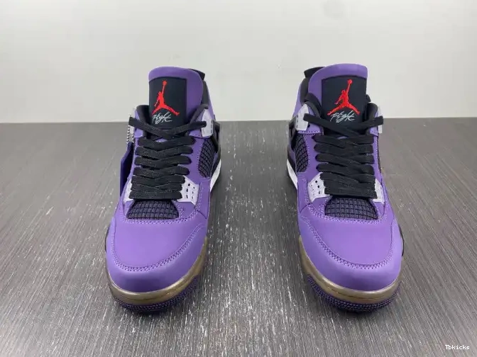 Rep TBK 4 Family) Jordan Retro Scott Travis 766296 Purple (Friends and LN4 0618